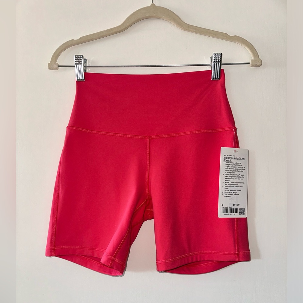 💝Lululemon Align Short 6” size 6💝
